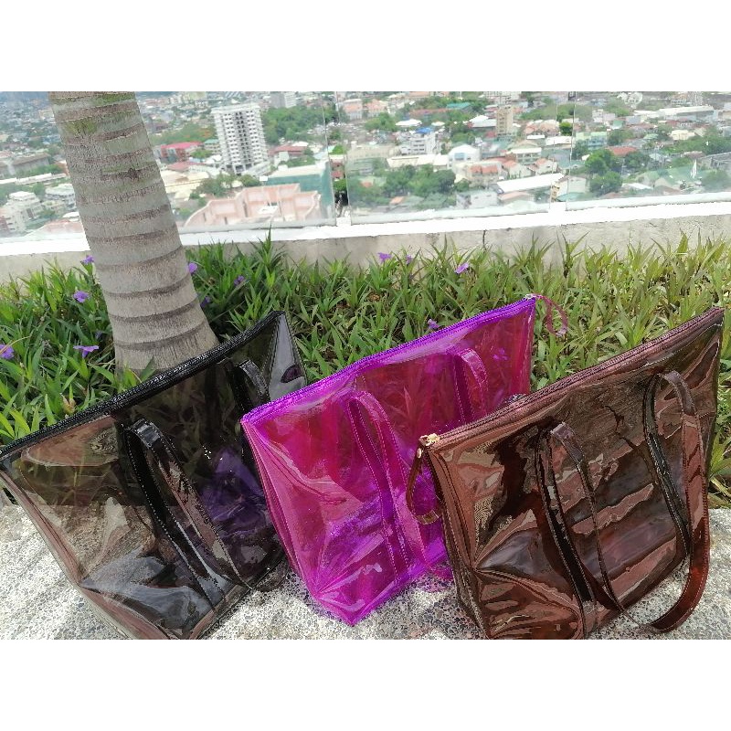 Beach bag online pvc