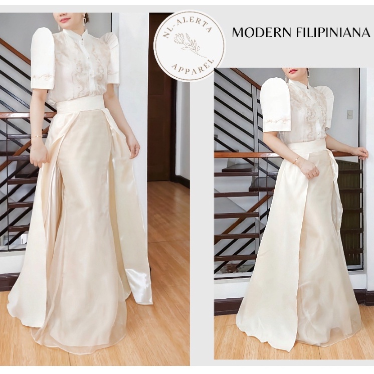 Modern filipiniana attire for clearance female