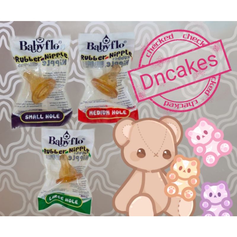 Babyflo rubber nipple cheap
