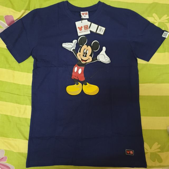 uniqlo mickey mouse blue