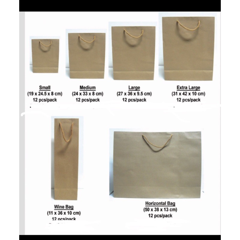 Twisted Handle Kraft Brown Paper Bag 100 Pieces, 41% OFF