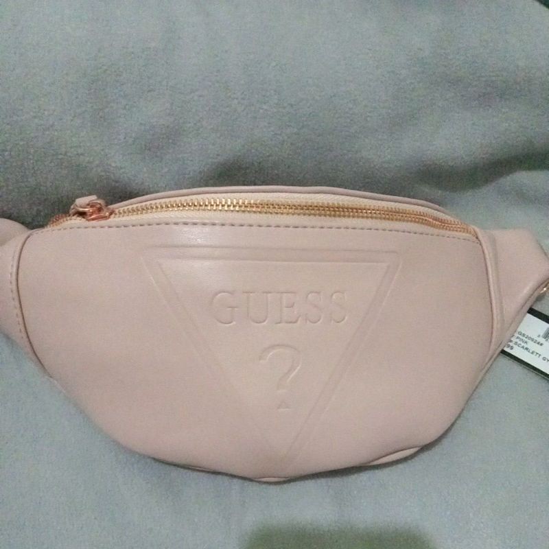 Guess belt store bag pink