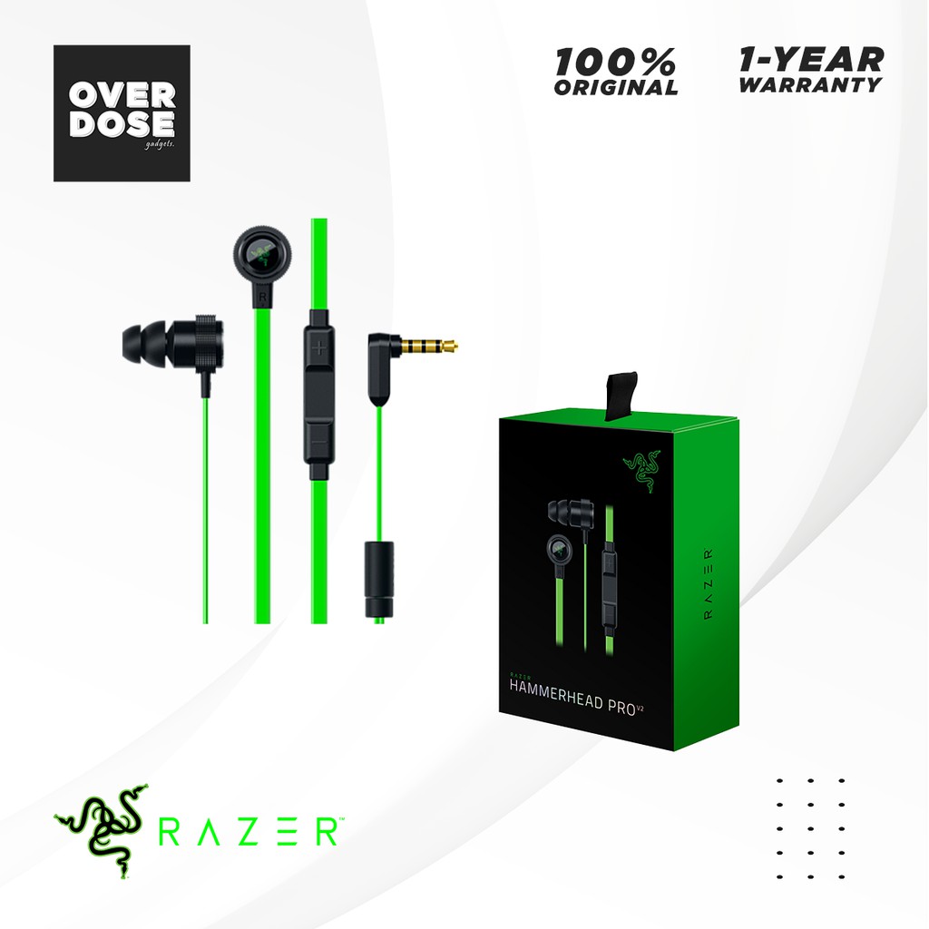 Headphone razer hammerhead pro v2 hot sale