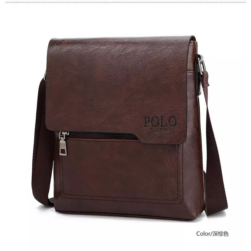 Branded leather discount bags for men