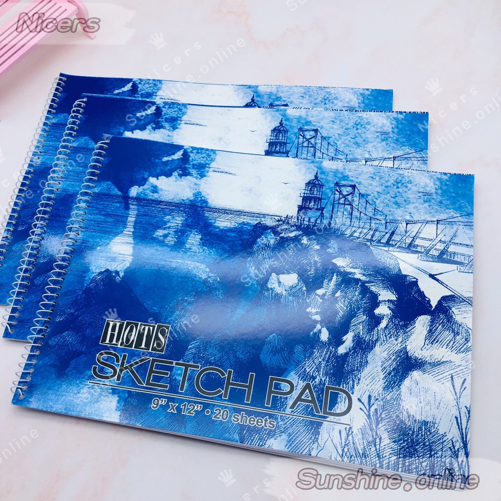 HOTS BIG Sketchbook Sketch pad W/spiral 20sheets