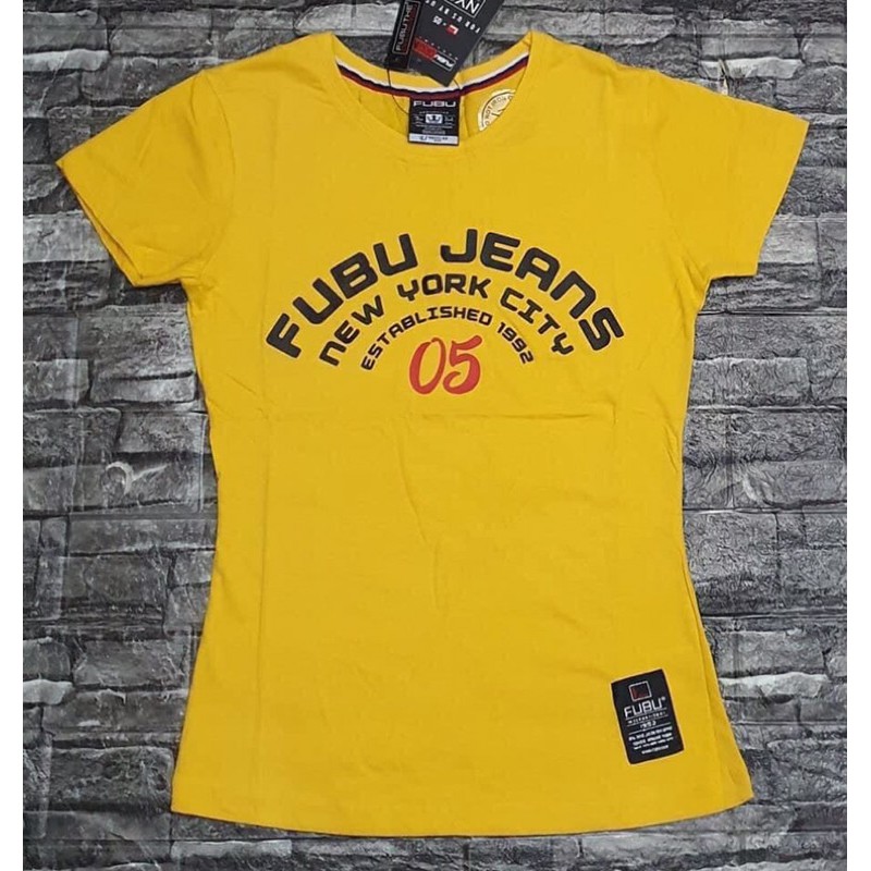 fubu shirt yellow