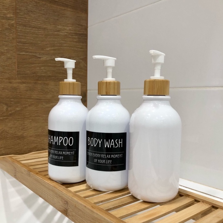 3PCS 500ml Blue Bathroom Shampoo Shower Gel Cosmetic Bottles Refillable  Bottles Pump Press Bottles Empty Reusable Plastic Soap Dispenser Shower  Containers Shampoo Conditioner Lotion For Bedroom Office Kitchen Hotel