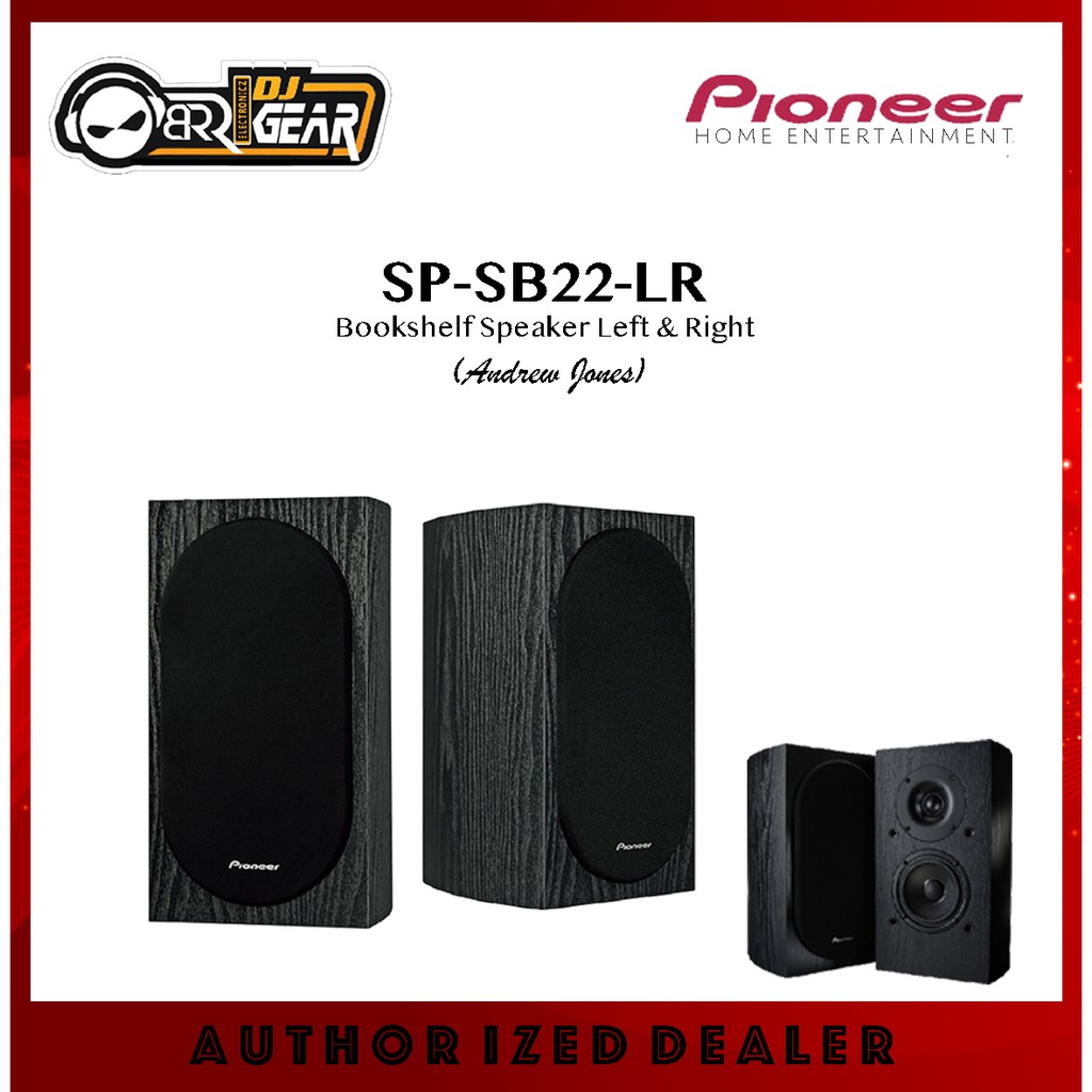 Pioneer bookshelf hot sale speakers