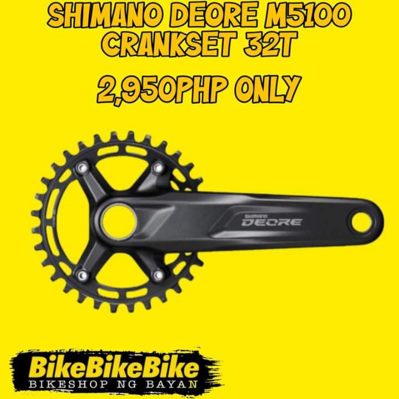 Deore best sale crankset 2x