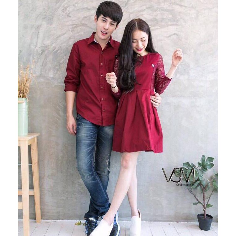 Korean couple clearance dress