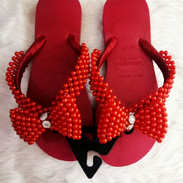 Beaded slippers hot sale