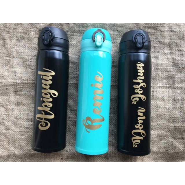 Personalized Hot & Cold Flask With Cup - Thermo Flask - Name Bottle -  Stainless Steel Bottle - Personalized Flask With Cup - VivaGifts