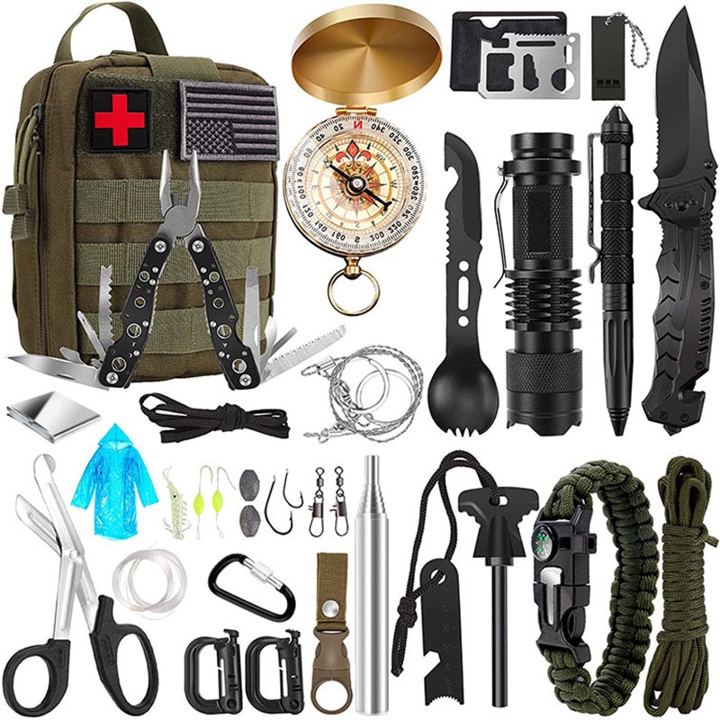 Emergency Outdoor Survival Tool 32 In 1 Survival Gear Tactical