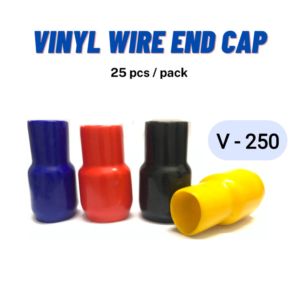 Vinyl Wire End Cap V-250 AWG#500MCM 25pcs/pack