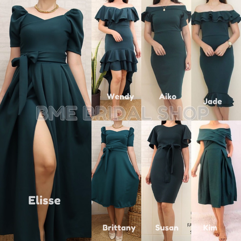 Shopee semi best sale formal dresses