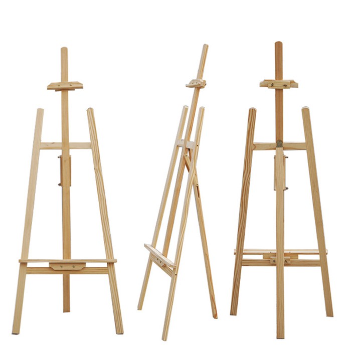 Wooden Easel Stand Painting Stand 150 cm Standard Size Shopee