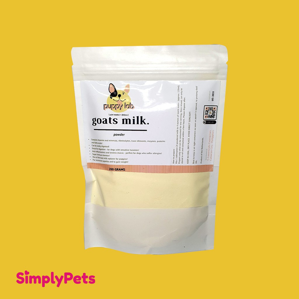 Goats milk outlet puppy formula