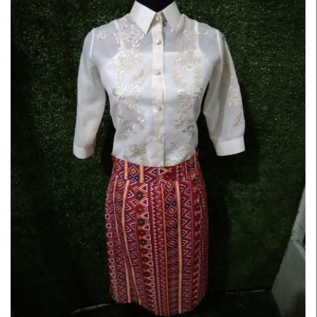 Batik filipiniana hot sale