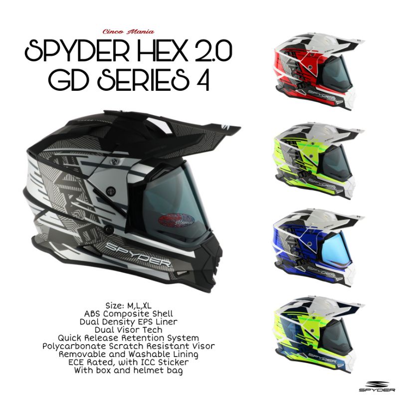 Spyder helmet hex store 2.0