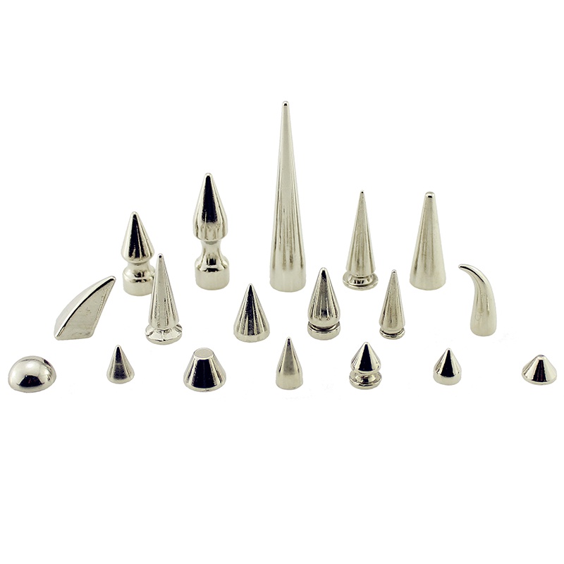 Multiple Size Metal Black Screw Spikes And Studs For Clothes Punk Rock  Thorns Rivets For Leather