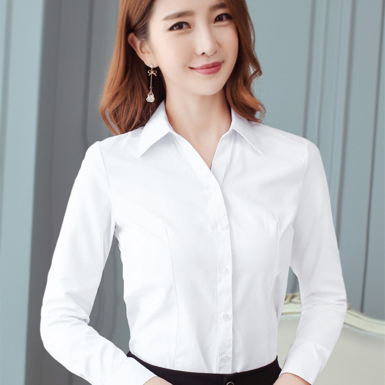 Womens formal cheap white blouse