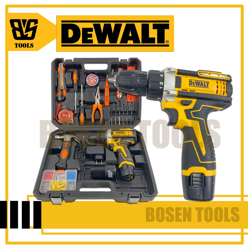 Double chuck drill deals dewalt