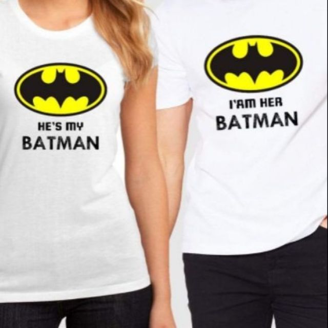 Batman t shirt couple best sale