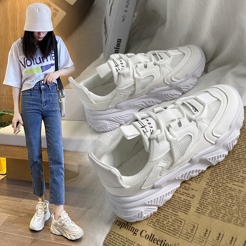 Womens white hot sale sneakers sale