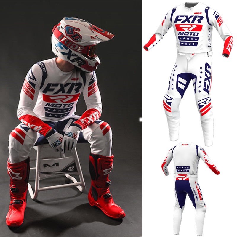 White 2024 motocross gear