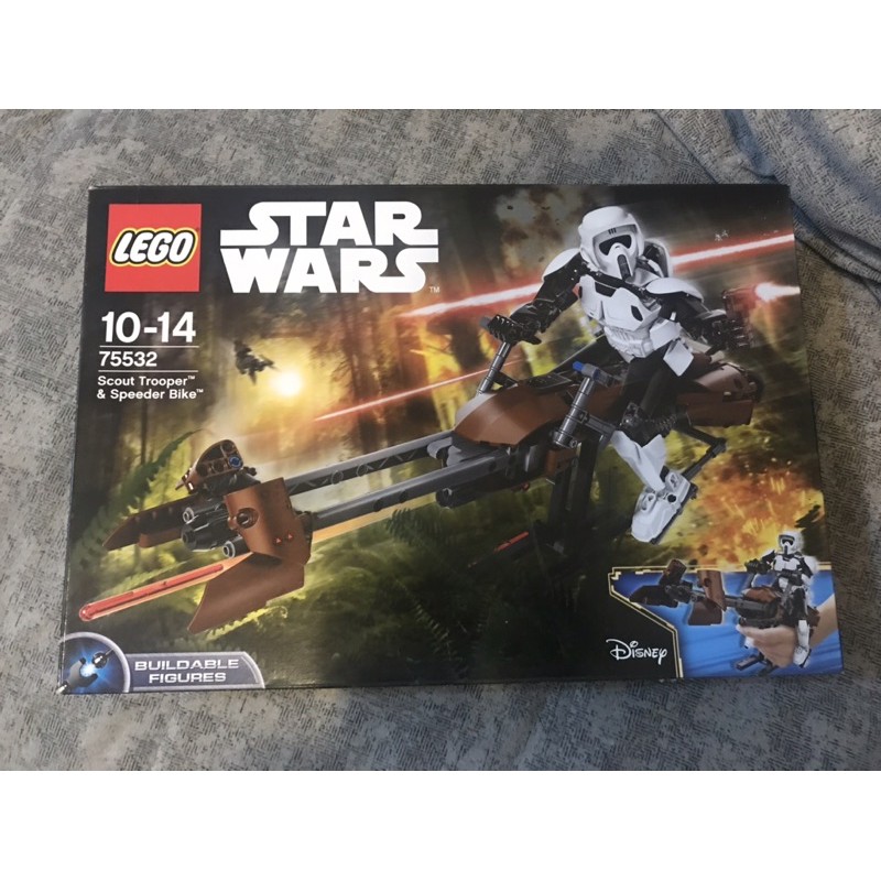 Lego star wars scout best sale trooper and speeder bike