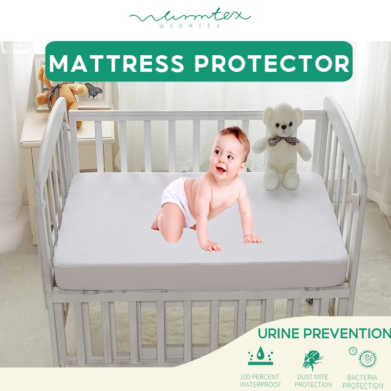 Cot bed mattress store cover