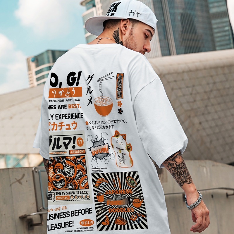 Oversized Streetstyle T shirt for Mens Urban Fashion unisex trendy