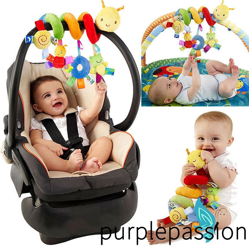 PURP Cute Activity Musical Spiral Crib Stroller Car Seat Travel Hanging Toys Baby Boys Girls Rattles Toy Shopee Philippines