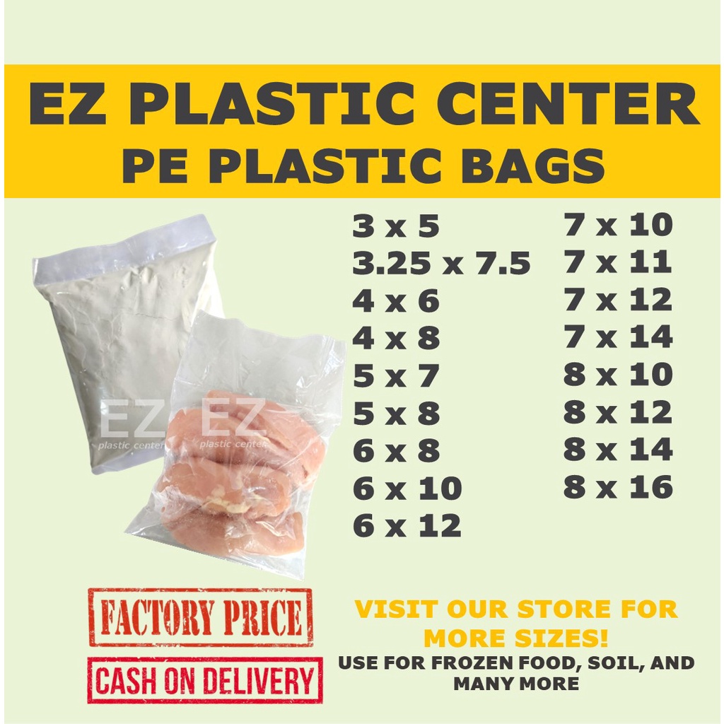 Plastic discount bags price