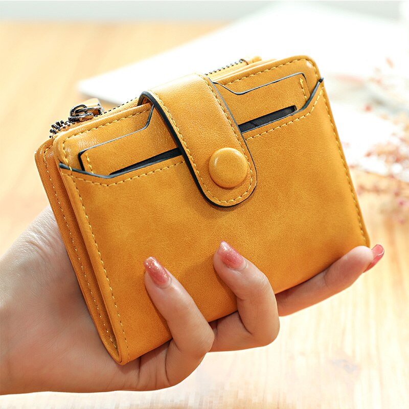 Womens wallet discount with coin pocket