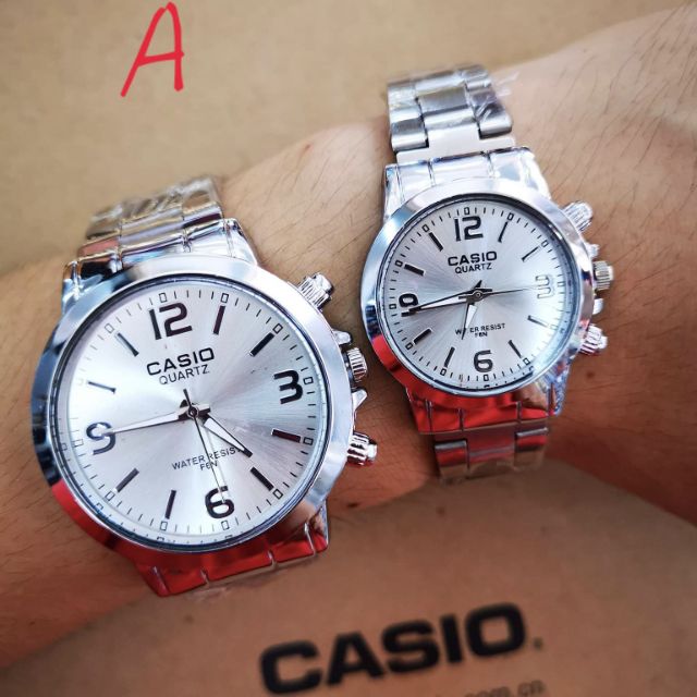 Casio shop couple watch