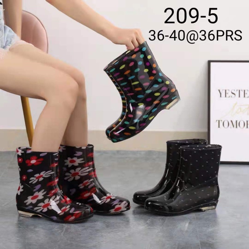 Rain cheap boots shopee