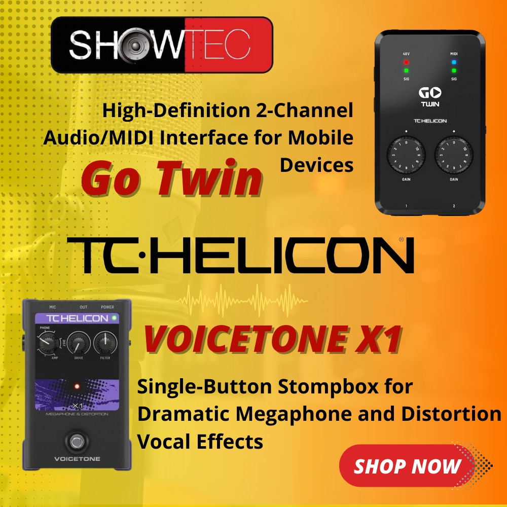 TC Helicon GO TWIN High-Definition 2-Channel Audio/MIDI Interface