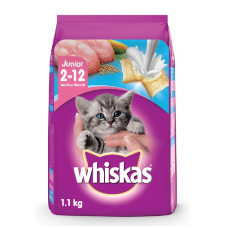 Whiskas Junior 2 12 months old 1.1kg Ocean Fish Flavor Milk Dry