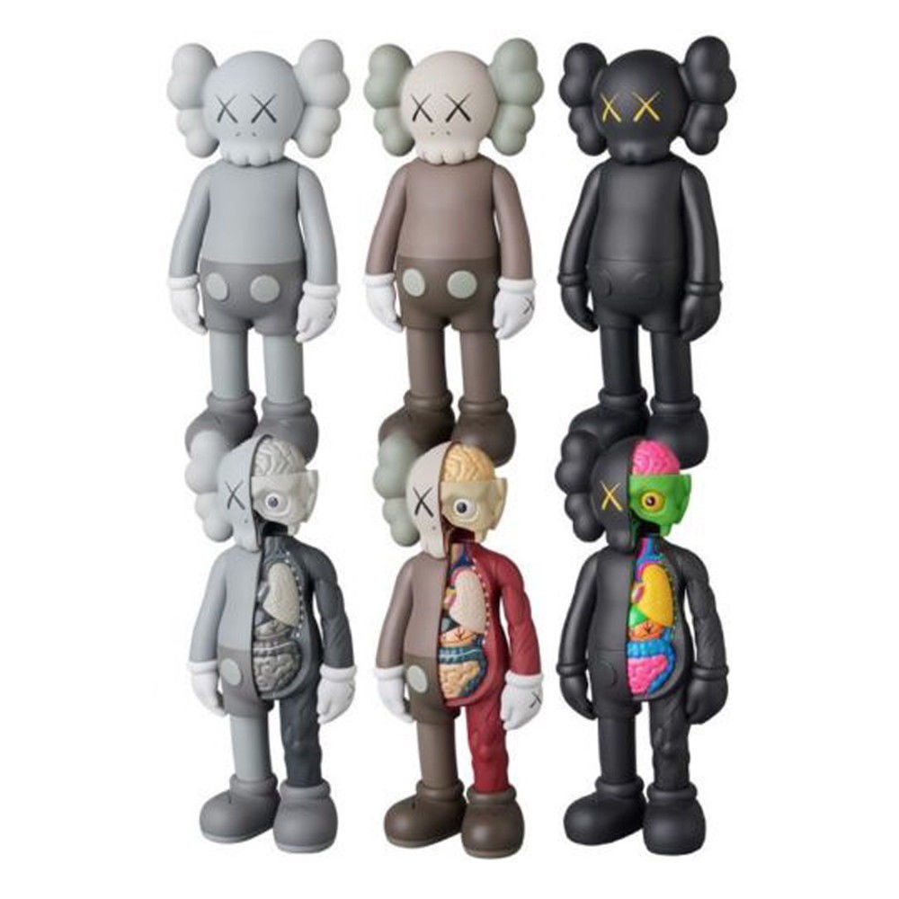 20cm With Box KAWS COMPANION Flayed Open Dissected BFF 8 PVC Figures Toys