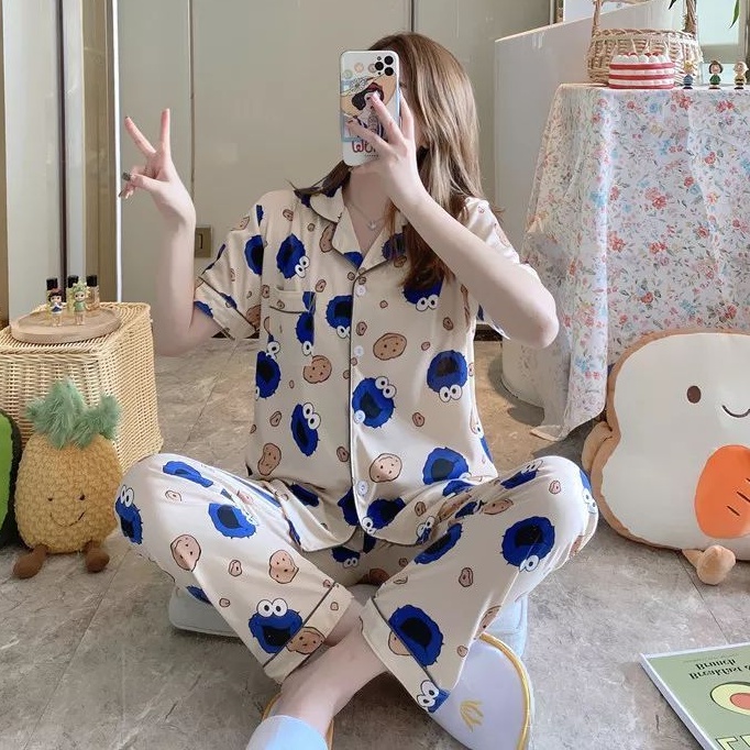 Cookie monster pajamas online for adults