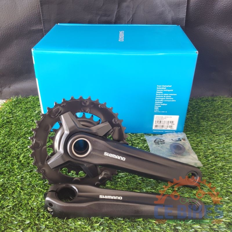 Shimano mt210 2x online crankset