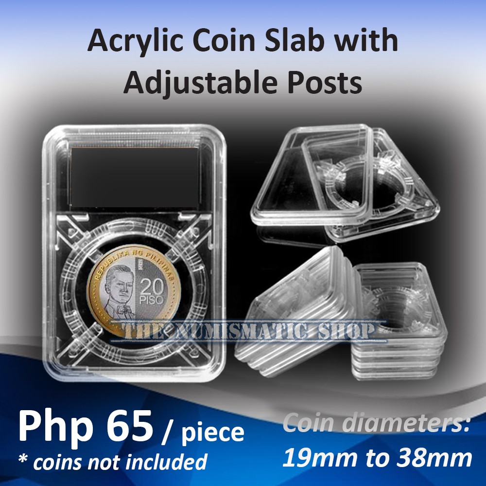 Acrylic Coin Slabs with Adjustable Posts Shopee Philippines