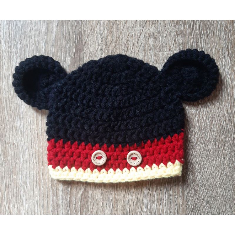 Mickey mouse hot sale baby beanie