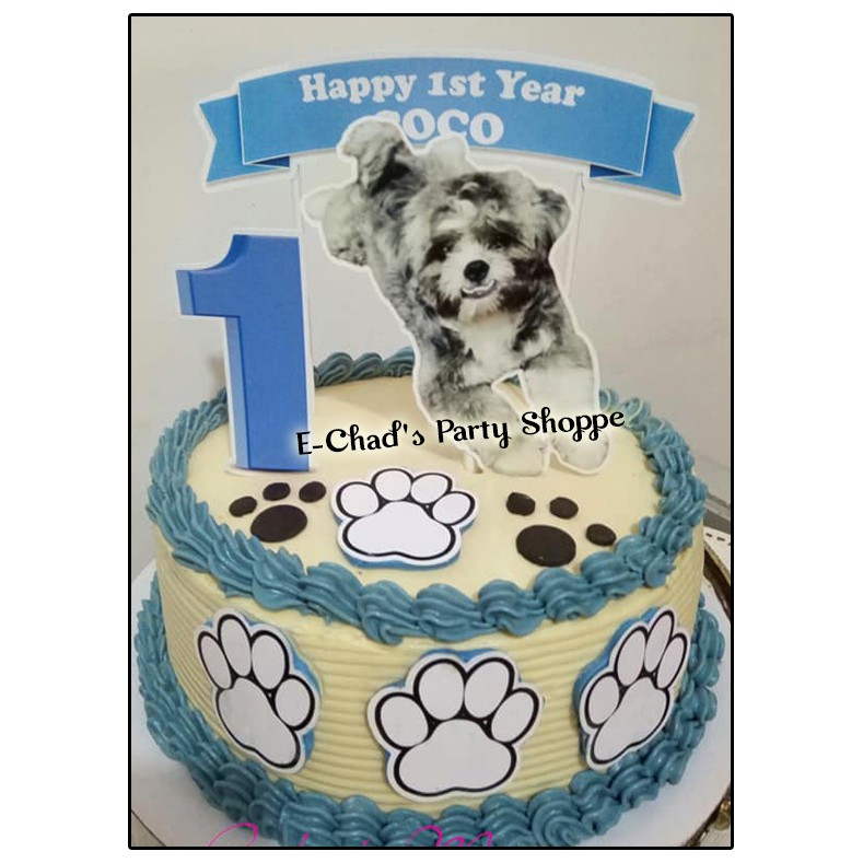 Dog themed cake outlet toppers