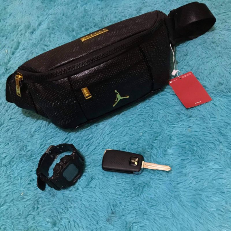 Waist bag jordan online leather