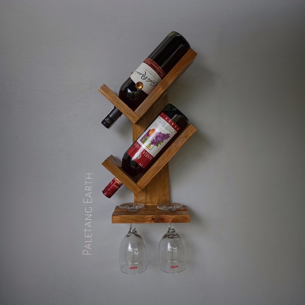 Wine rack online shopee