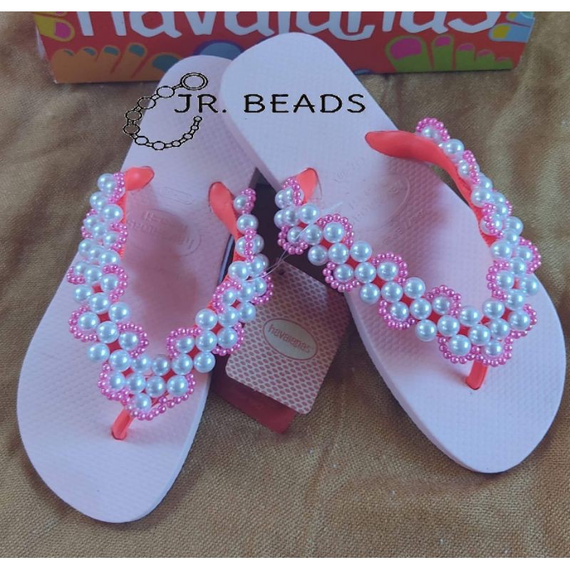 Beautiful slippers 2024 with beads