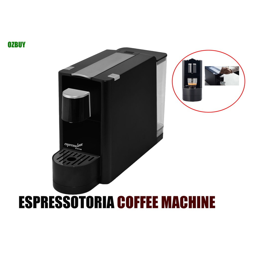 Espressotoria Caprista Black Espresso Coffee Pod Machine
