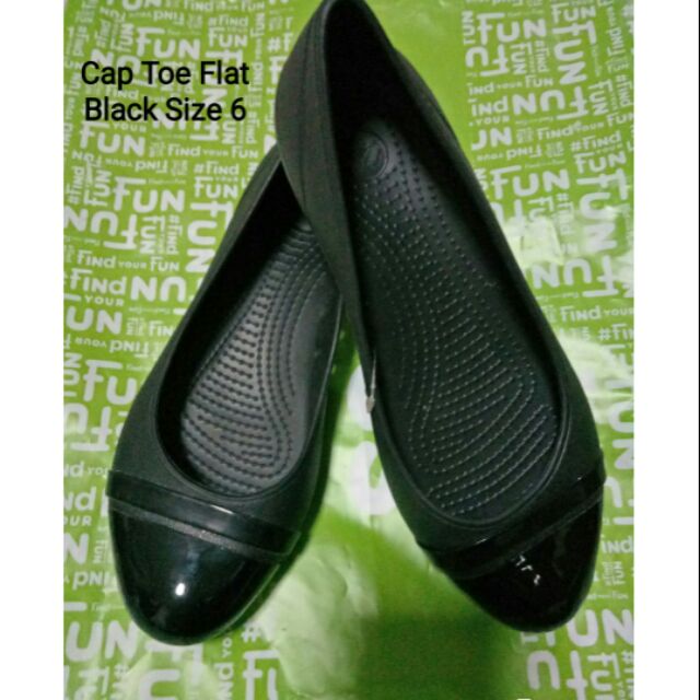 Crocs Cap Toe Flat women size 6 Shopee Philippines